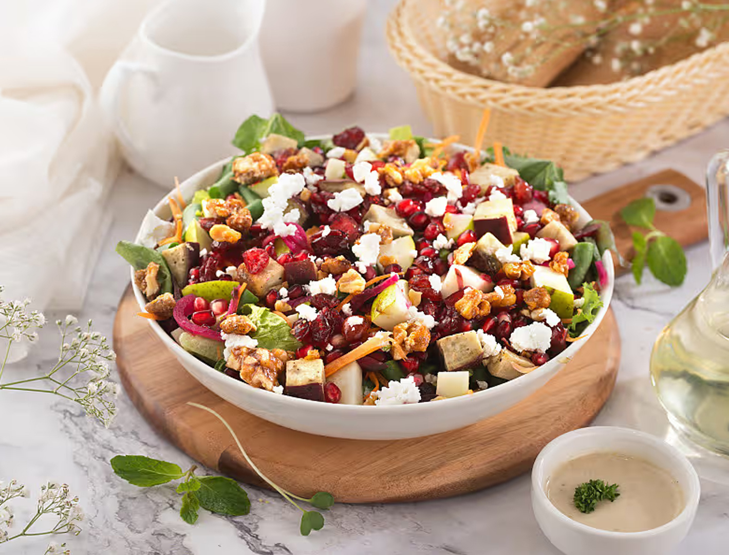 The Veg Pink Pearl Salad